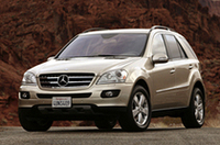 【デトロイトショー2005】メルセデスベンツの新型「Mクラス」デビューの画像