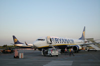 格安エアラインは、もはやイタリアの地方空港の風景となっている。