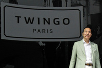 2016年7月13日に行われた「トゥインゴ」の発表会において、日本導入への意気込みを語るルノー・ジャポン代表取締役社長の大極 司氏