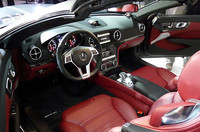 「SL63 AMG」のインテリア。