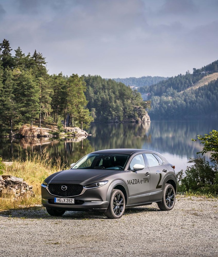 マツダでは、「カーライフを通じたユーザーへの人生の輝きの提供」「美しい地球と心豊かな社会の実現」をエコカー開発のテーマに掲げている。