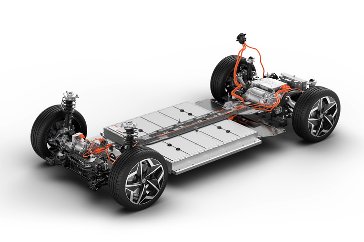 フォルクスワーゲンのEV専用プラットフォーム「MEB」。今日では各社がEV専用プラットフォームを発表しているが、そのコンセプトはどこも“似たり寄ったり”だ。
