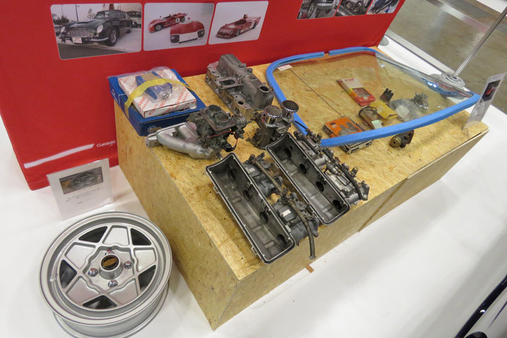 ガレーヂ伊太利屋のブースの様子。