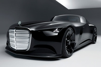 全く新しいデザインコンセプトが取り入れられた「ビジョン アイコニック」。そのフロントマスクは、1960年代の「W108」や「W111」「600プルマン」などの意匠を再解釈したものだとか。