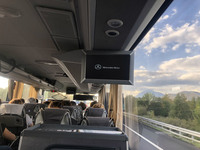 参考までに、行きのゼトラに対して、帰り便はメルセデス・ベンツ製観光バス「トゥリズモ」であった。