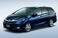 ホンダのホームページで先行公開された新型コンパクトワゴンの「シャトル」。