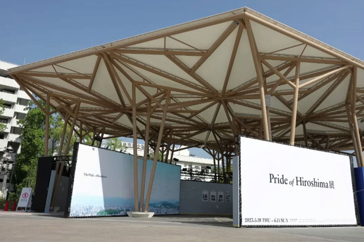 ひろしまゲートパーク内の大屋根ひろばには、「Pride of Hiroshima 展」と題した広島を中心とした26企業の展示ブースも設けられる。