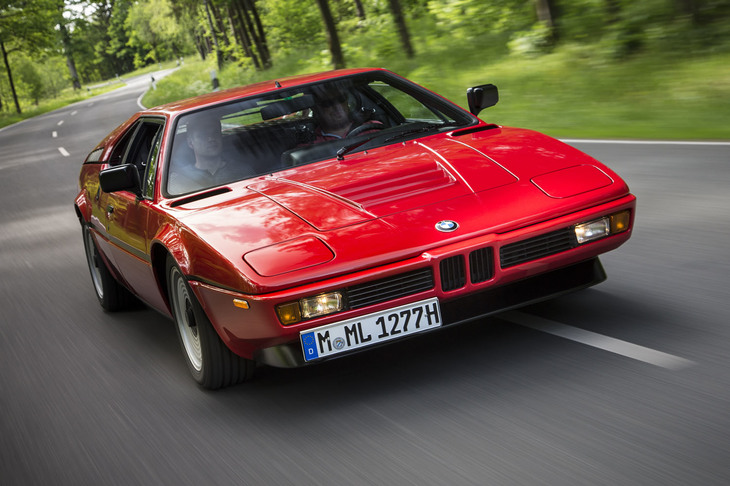1978年にデビューした「BMW M1」。「キドニーグリル」の存在感は限りなく小さい。