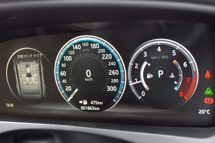 Fペース 35t Rスポーツ（メーターパネル）