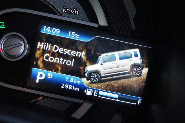 スズキ・ハスラー ハイブリッドXターボ（4WD）（メーター）