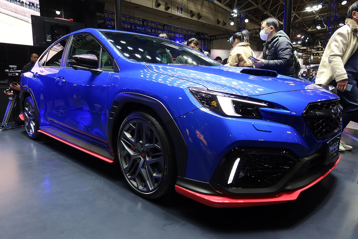 スバルがMT仕様の「WRX STI Sport#」ほかスペシャルモデルを出展【東京