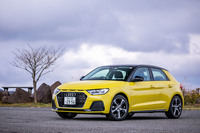 フルモデルチェンジによって2代目に進化した「アウディA1スポーツバック」。日本では2019年11月1日にデビューイベントが開催された。