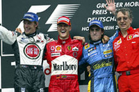 F1ドイツGP、シューマッハー敵なしで今季11勝目【F1 04】