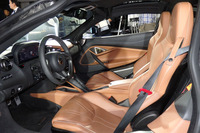 ラグジュアリーさを強調した室内。