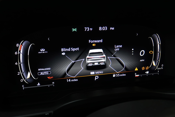 インフィニティQX60（デジタルメーター）