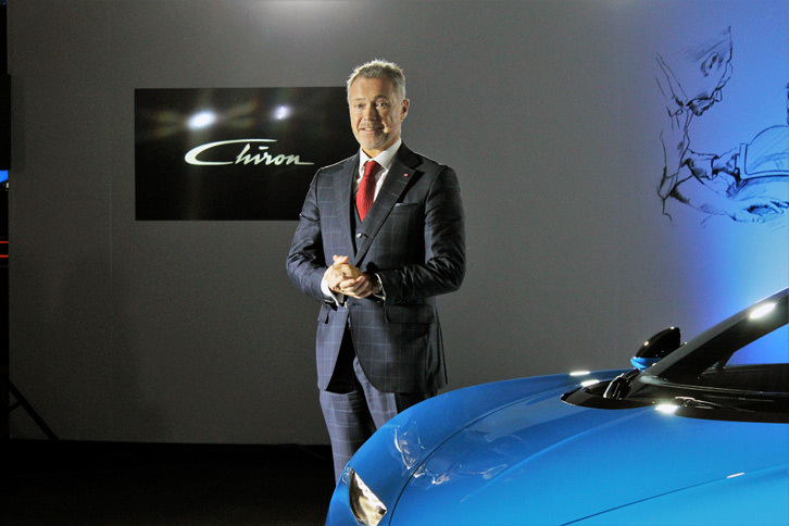 ブガッティ オートモビルズでカスタマーサービスの担当責任者を務めるステファン・ブルングス氏。