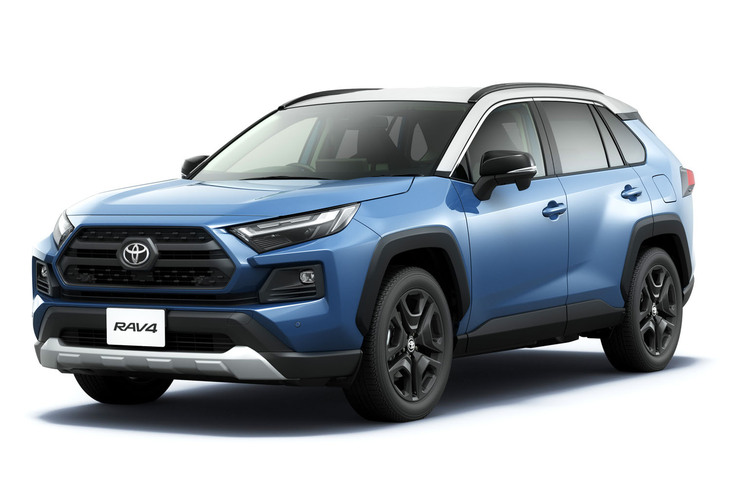 現行型「トヨタRAV4」は2018年のニューヨーク国際自動車ショーでデビュー。大ヒットモデルだけに次期型のデザインはキープコンセプトだろう。