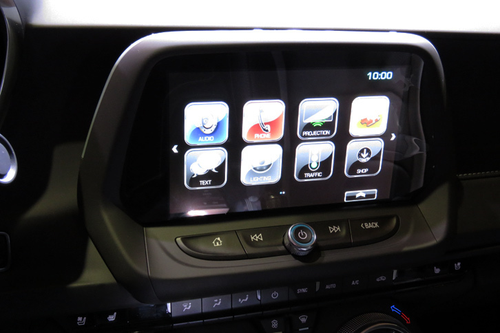 シボレー・カマロ（インフォテインメントシステム）