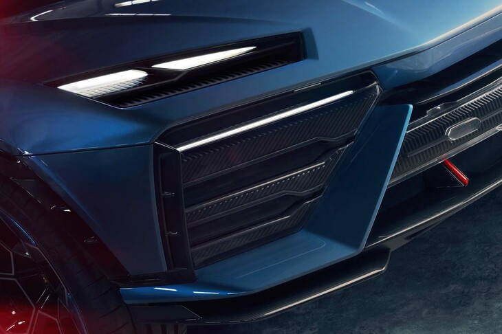 ランボルギーニ・ランザドール（フロントまわり）