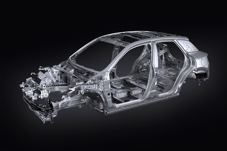 レクサスLBXプロトタイプ（ボディー骨格）