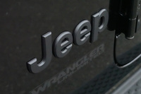 マットブラック仕上げのバッジを装着している。