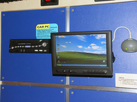 カーPCも多数展示されていた。これはBRAVOというメーカーのWindowsXP採用機。
