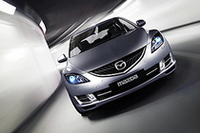 写真は新型「Mazda6」（欧州仕様）。