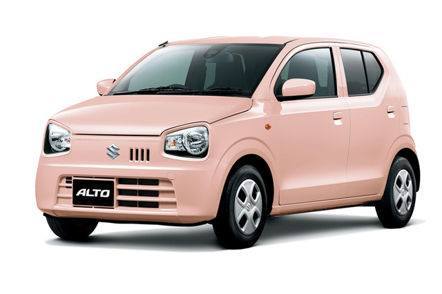 SUZUKI  アルト ピンク 国内販売500万台を達成 特別な色の「スズキ・アルト」登場 【ニュース