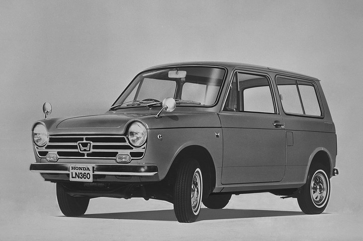 大ヒットとなった「N360」にはさまざまな派生モデルが登場した。写真はライトバンタイプの「LN360」。