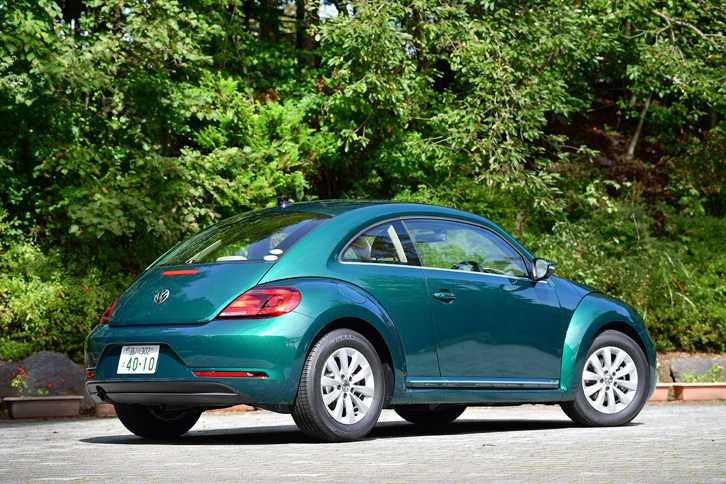 初代「ビートル」のデザインを踏襲した、個性的なスタイル。