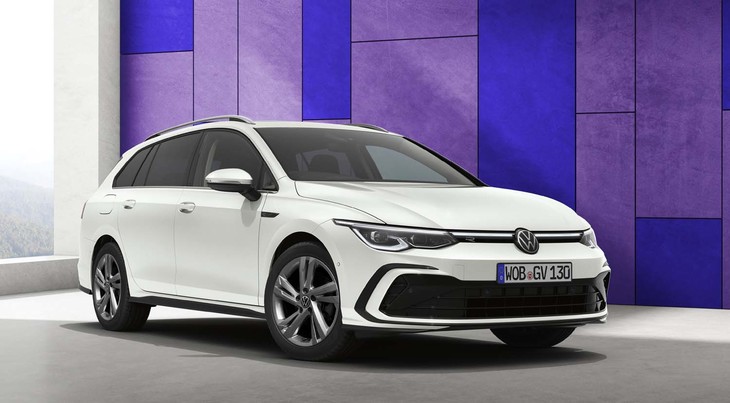 新型フォルクスワーゲン・ゴルフヴァリアントeTSI Rライン（エクステリア）