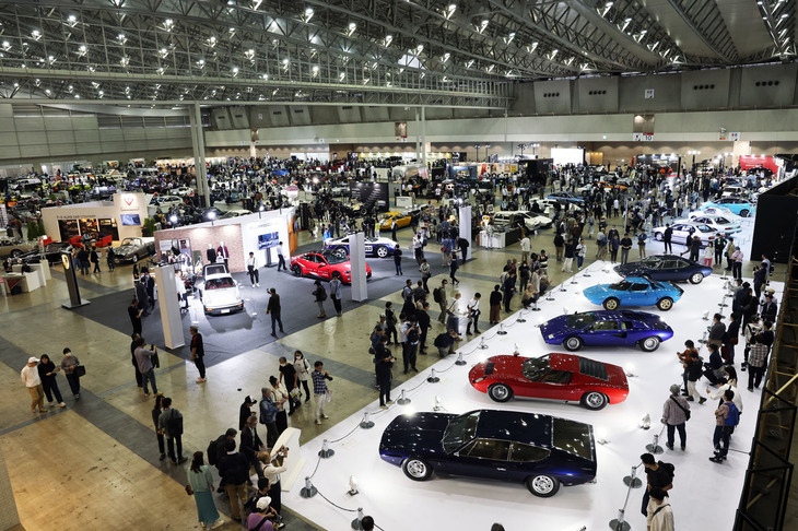 4月12日～14日に幕張メッセで開催された「オートモビル カウンシル 2024」の会場風景。