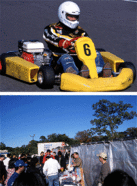 レンタルカートでレース体験!