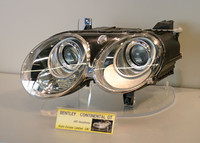 KOITOブースを見て驚きました！　ベントレー「コンチネンタルGT」のヘッドライトは、こちらでつくってるんだって。