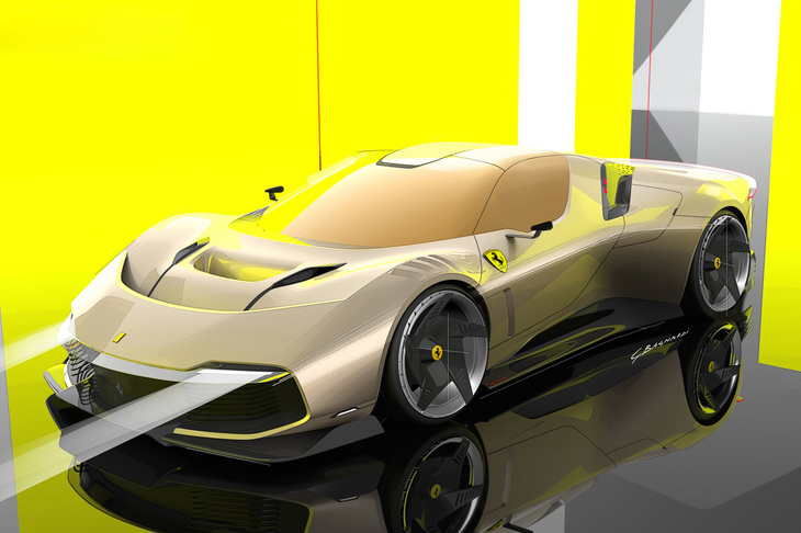 フェラーリKC23（デザインスケッチ）