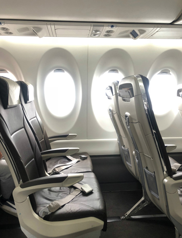 チューリッヒ～フィレンツェ間の飛行機の中で。昼過ぎに撮影。