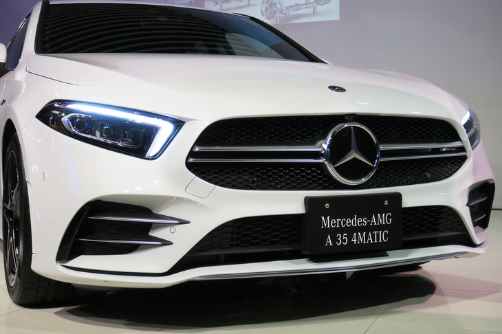 メルセデスAMG A35 4MATIC（フロントマスク）