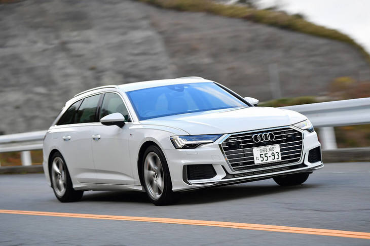 「A6アバント」では、箱根でもすばらしい乗り心地を堪能できた。