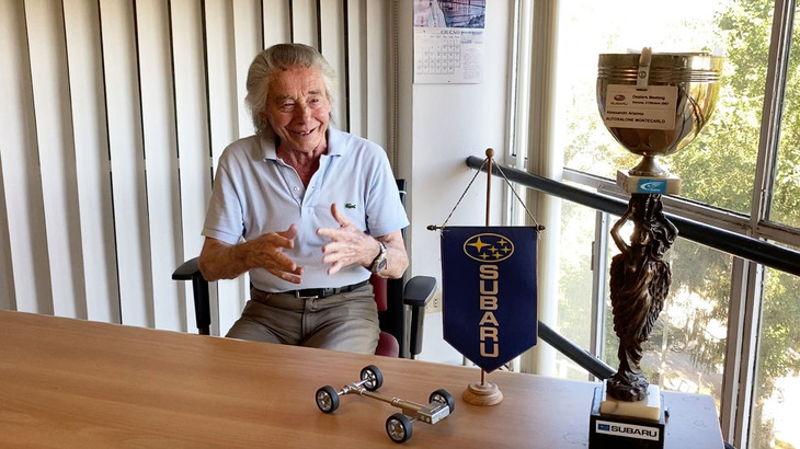 兵役時代に経験した四駆のメリットが、イタリアでほぼ無名だったスバルへの関心と確信につながった。