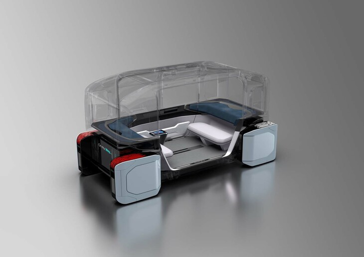 もう一方は、多用途が可能なベンチ型のシートとなっている。