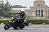 車両の骨格にはこのモデルのために設計された鋼管フレームを採用。理想的な前後重量配分やマスの集中により、しっかりとライディングを楽しめるモデルとなっていた。