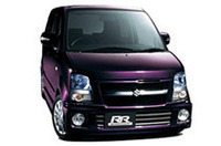 ブルーなランプの「スズキ・ワゴンR RR」特別仕様車の画像