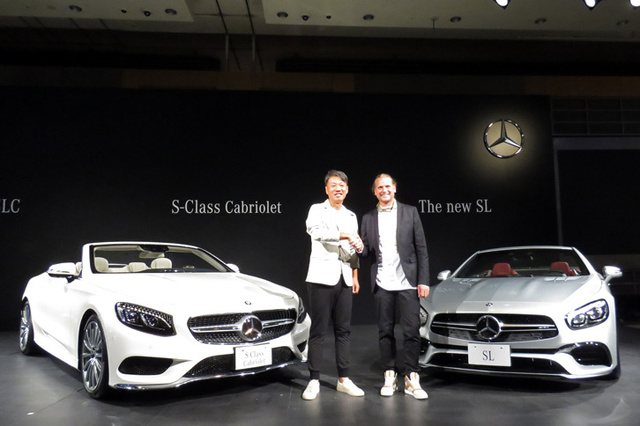 メルセデス・ベンツが「SL」に新しいフロントデザインを採用