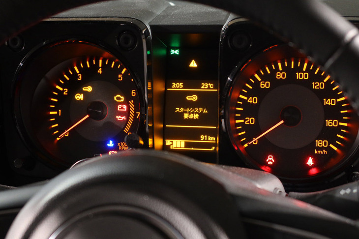 スズキ・ジムニー ノマド（メーターパネル）