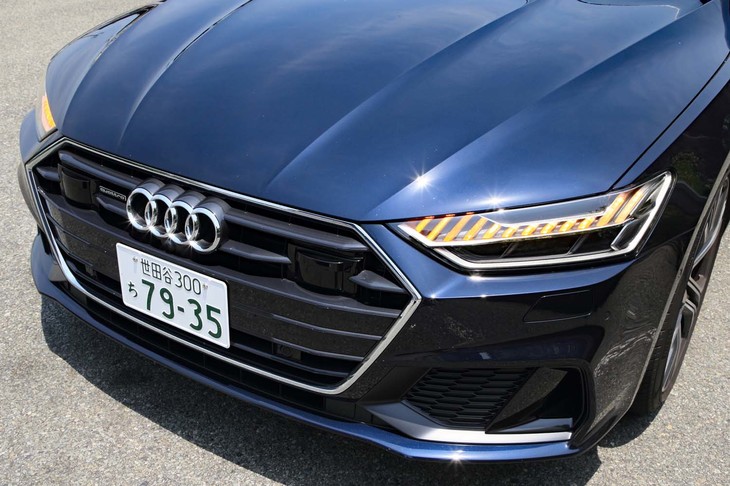 試乗車にはスポーツサスペンションやスポーティーなエクステリアなどを組み合わせたセットオプション「Sラインパッケージ」が装着されていた。