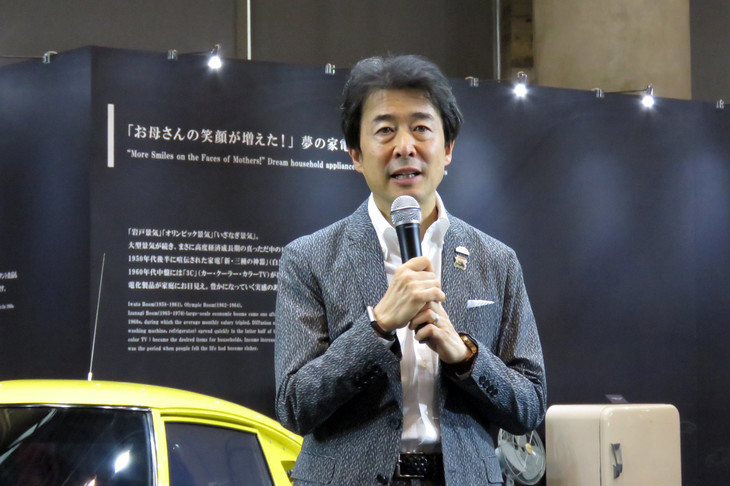 トヨタ博物館の布垣直昭館長。