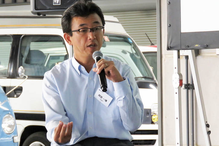 「あのころの混沌があったからこそ、今がある」と語る阿部一博氏。藤貫氏が4代目「レガシィ」の開発で苦労していたころ、阿部氏は新型プラットフォームの開発に苦しんでいたという。