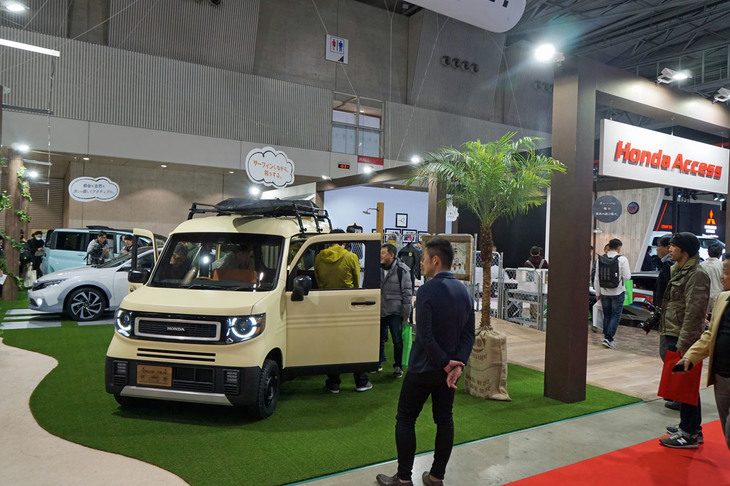 ホンダアクセスブースの様子。
