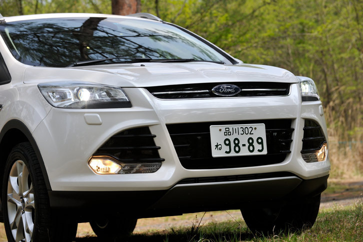 大きなロワグリルが特徴的なフロントまわり。フォグランプが標準装備される。