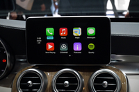 アップルと共同で開発した「カープレイ」のディスプレイ表示。